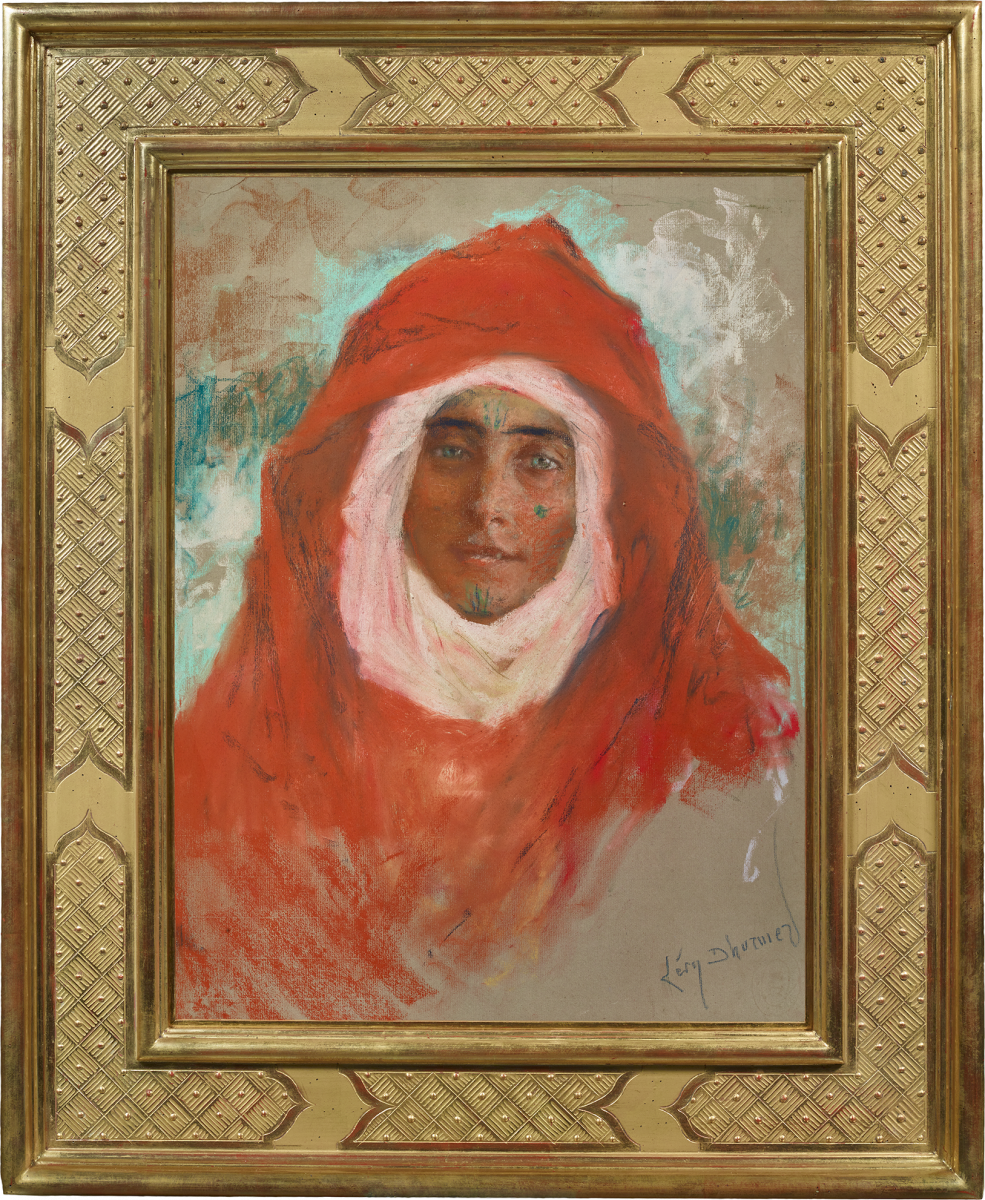 Jeune berbère au Burnous rouge
