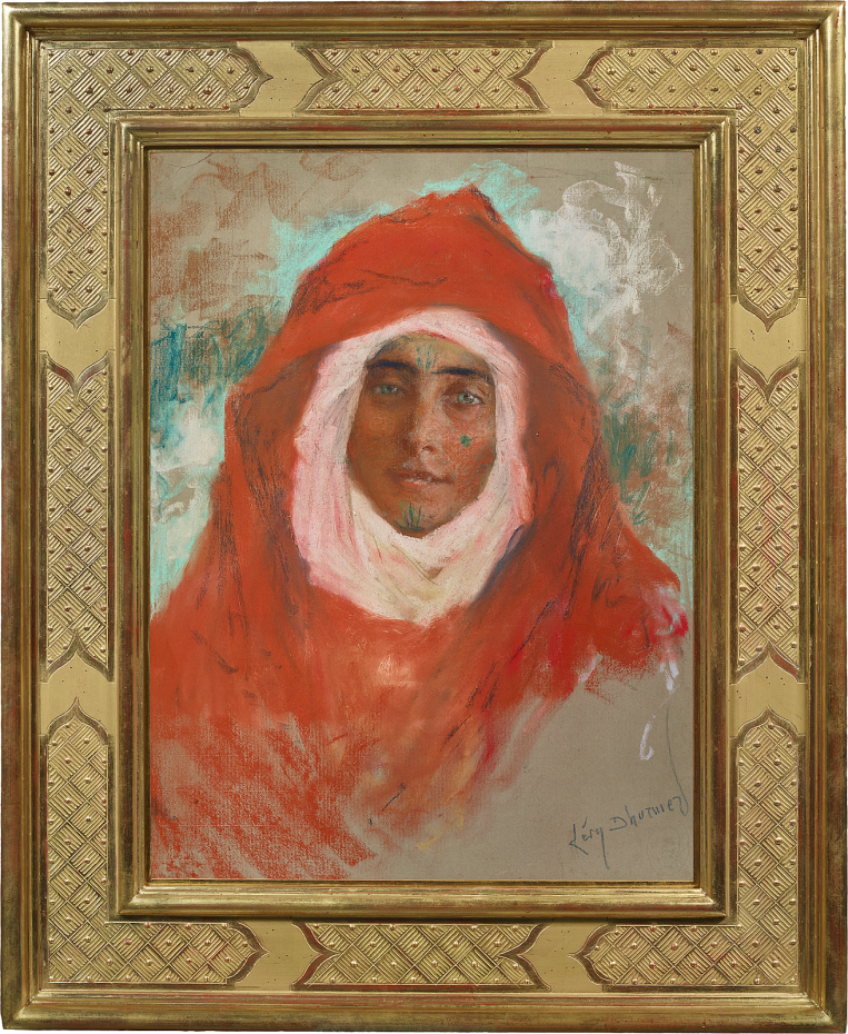 Jeune berbère au Burnous rouge