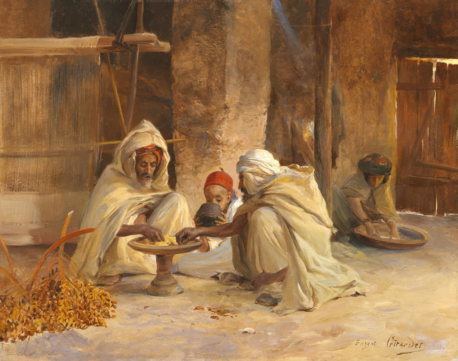 Le repas du soir, El Kantara, Algérie